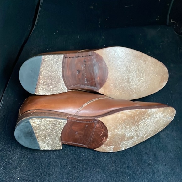 To Boot New York by Adam Derrick Brown Leather Lace Up Shoes Size 9 1/2 GUC - Picture 7 of 9